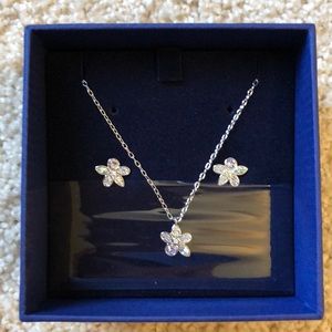Swarovski Necklace and Matching Earrings